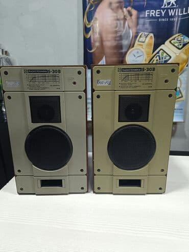 musiqi mərkəzi: İşlənmiş Radiotehnika Kolonka, Növ - Akustik, rəng - Bej — 2