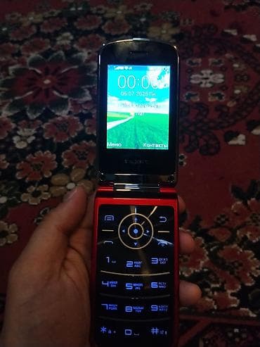 Elektronika: TEXET qapaqlı mobil telefon – qırmızı rəng - Korpus: sürüşməyən — 10