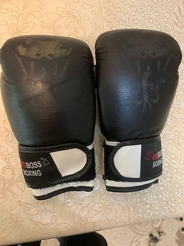 бокс: AYDBOSS Boxing boks əlcəkləri - Ölçü: 12 oz (etiketdə “12” — 5