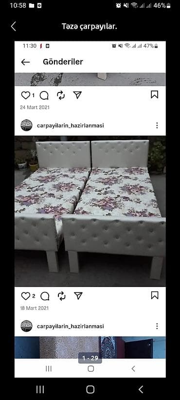 ən ucuz darvazalar: Təzə çarpayılar. 1 nəfərlik çarpayılar 60manat. 2 nəfərlik taxt — 4