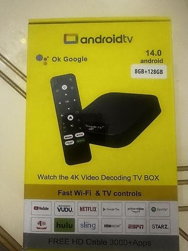 eon smart box: Android TV Box – 4K Video Decoding, Android 14.0 Gogle tv box. Tam — 1