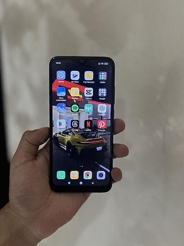 duymeli telfonlar: Redmi Note 7, 64 GB, rəng - Boz, Barmaq izi, Face ID — 2