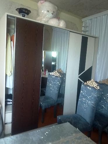 Yataq otağı mebel dəsti - 3 qapılı sürgülü qarderob: bir tərəfi ayna