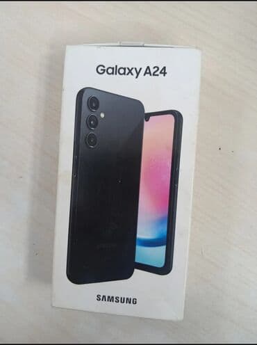 Samsung Galaxy A24 4G, 128 GB, rəng - Qara, Barmaq izi
