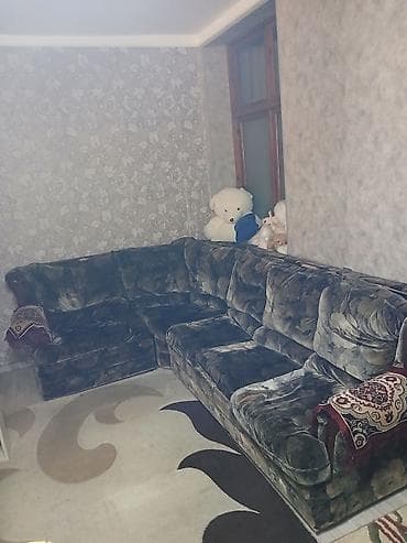 divan: Künc divan dəsti - Forma: L‑şəkilli künc divan, 5 oturacaqlı hissə + — 2