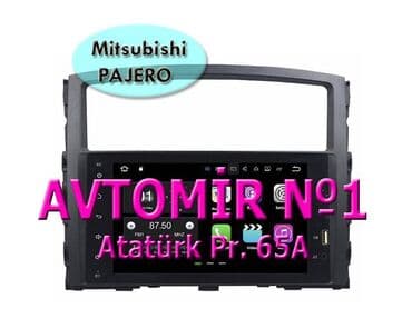android avtomobil monitorları: Mitsubishi Pajero ucun Android monitor DVD-monitor ve android — 1