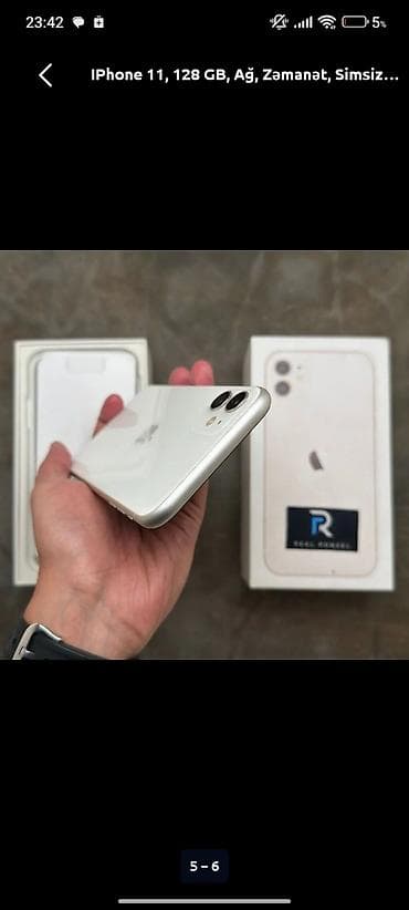 2. el iphone 11 128 gb fiyat: IPhone 11, 128 GB, Ağ — 5