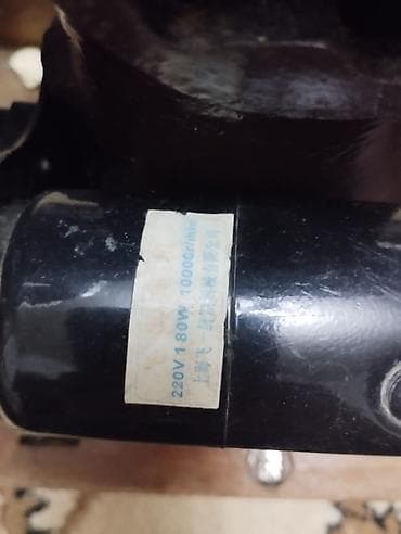 Бытовая техника: Elektrik tikiş maşını – köhnə tip, taxta qutulu - Elektrik mühərriki — 4