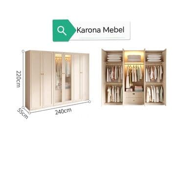 шкаф в гостинную: Распашной, Прямой шкаф, Гардеробный шкаф — 10