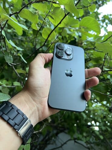 irsad telecom soyuducu: IPhone 15 Pro, 256 ГБ, Black Titanium — 1