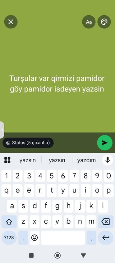 Чай, кофе, напитки: Məhsul: Turşu pomidorlar üçün nəzərdə tutulub.3 kiloluq 6 manat 2 — 1