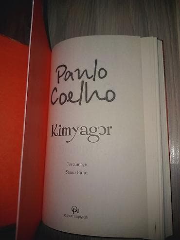 Книги и журналы: Məhsul: “Kimyagər” – Paulo Coelho (Azərbaycan dilində) Xüsusiyyətlər — 4