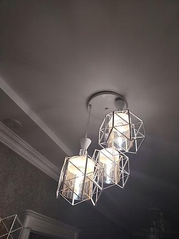 Çılçıraq, 3 lampa, Metal