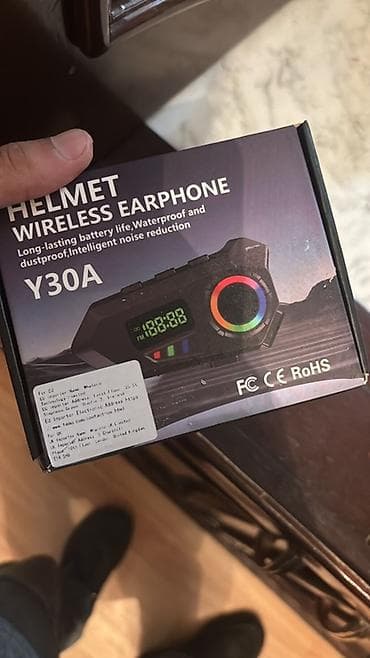 Qulaqcıqlar: 20manatdan basliyan interkomlar Məhsul: Y30A Helmet Wireless Earphone — 1