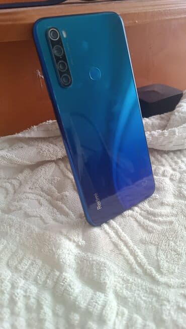 xiaomi redmi note 8 qiyməti: Redmi Note 8 (2021), 64 GB, rəng - Mavi, Barmaq izi, İki sim kartlı, Face ID — 3