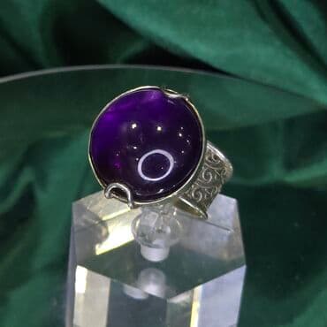 Üzük, Gümüş, Ametist
