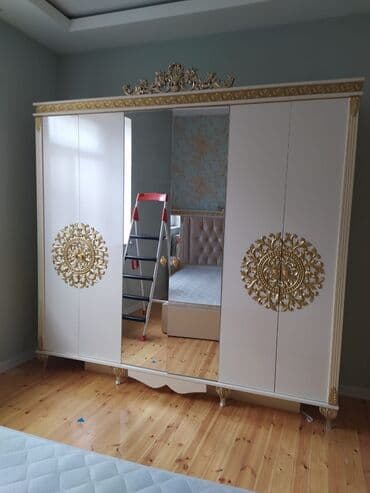 спальня комплект: 2 односпальные кровати, Шкаф, Комод, Трюмо — 1