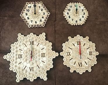 ev saat: Divar saatları, Mexaniki, Saniyə əqrəbi — 1