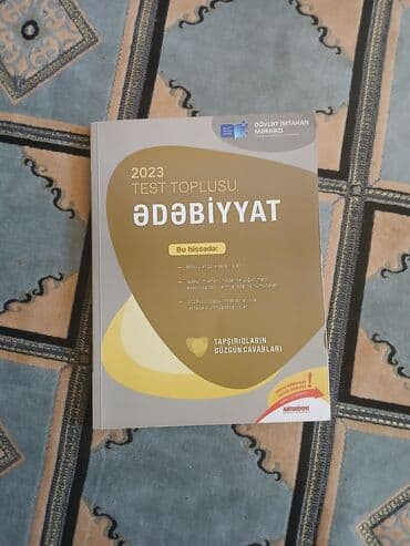 2023-cü il üçün hazırlanmış bu ədəbiyyat test toplusu Dövlət İmtahan