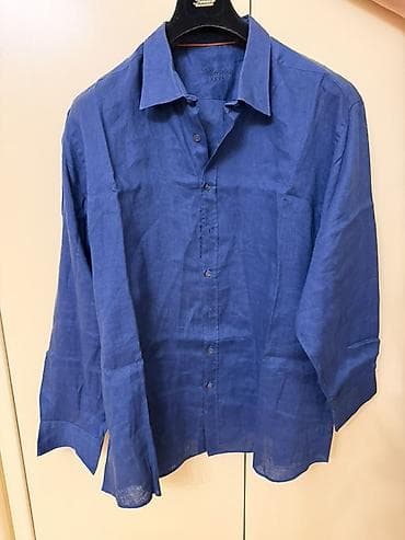 Köynək, 4XL, rəng - Mavi — 1