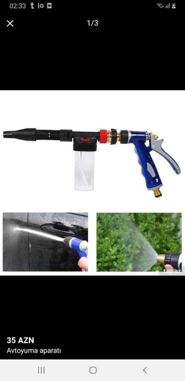 moyka elanlari: Maşın yuyan ve şampun vuran aparat 🔹çox keyfiyyətli ve praktik — 4