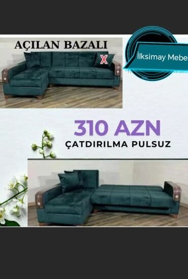 kunc divanlari: Künc divan, Yeni, Açılan, Bazalı, Nabuk, Şəhərdaxili pulsuz çatdırılma — 1