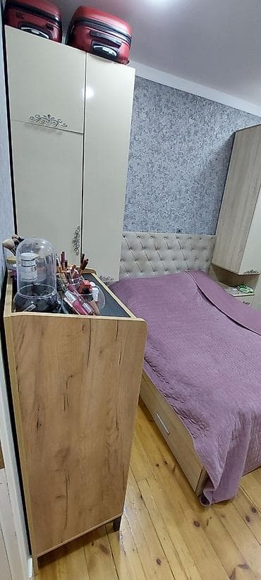 cüt kravat: Balaca otaqlari genis gostermek ucun divara yigilma yataq mebel — 3