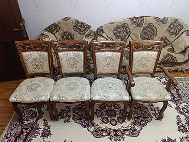 stul uzləri: Qonaq otağı üçün, İşlənmiş, Qatlanmayan, Stul — 7