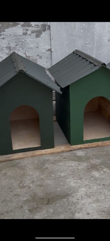 Домики: İtlər üçün taxta evlər - Material: möhkəm taxta karkas, iç hissə — 3