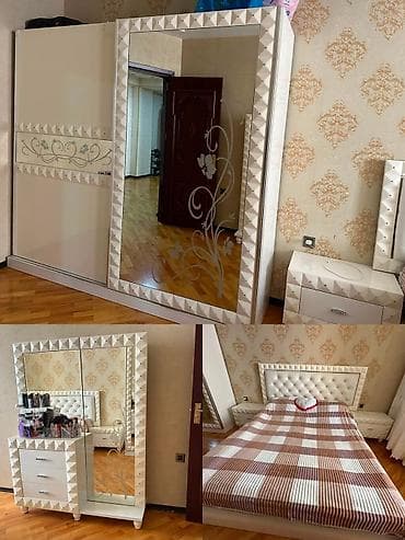 Yataq dəsti – Həzi Aslanov (Gülzar) Komplekt: - Çarpayı başlığı və