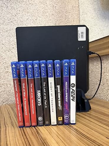 enerji soyuducu: Ps4 slim model 1tb 13.04versiya onlinedir 9disk verilir üstünde 1puyt — 2