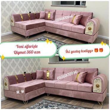 mətbəx ucun divan: Künc divan, Yeni, Açılan, Bazalı, Parça, Şəhərdaxili pulsuz çatdırılma — 8