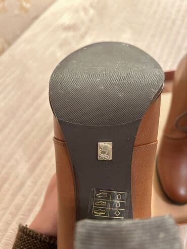 botlar: Ölçü: 39, rəng - Qəhvəyi, Yeni — 3