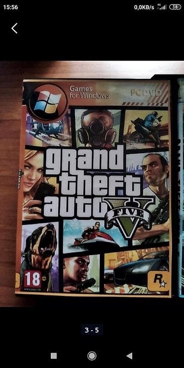 mini disk: Pc Kamputer Ucun GTA 5 Orginal 14 Disk Diskin qablari yoxdu evde — 3