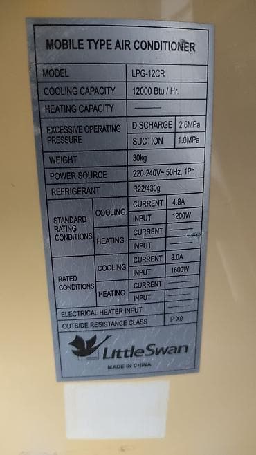 iphone 7 pulus: LittleSwan mobil kondisioner – model LPG-12CR - Tip: Mobil (daşına — 3