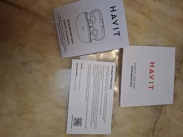 Kompüter ehtiyyat hissələri: Havit OpenBuds 02A – Open-ear simsiz qulaqlıq Xüsusiyyətlər: - Açıq — 8