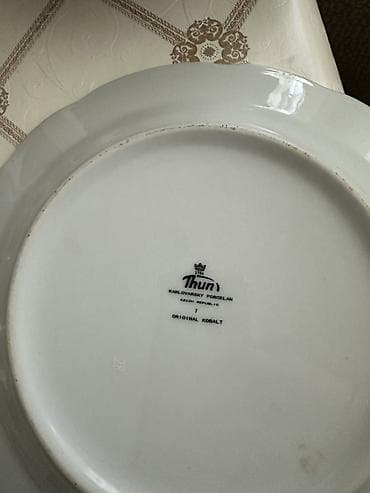 cox gozel sekiller: Boşqablar, 1 əd, rəng - Ağ, Farfor, Çexiya — 2