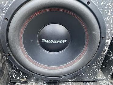 kolonkalar masin: Avtomobil üçün səs sistemi komplekti - Subwoofer: Soundmax markalı — 2