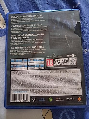 dvd disk oyun: PS4 üçün Until Dawn diski ideal vəziyyətdə yeni kimidir kağızı hədiyyə — 2