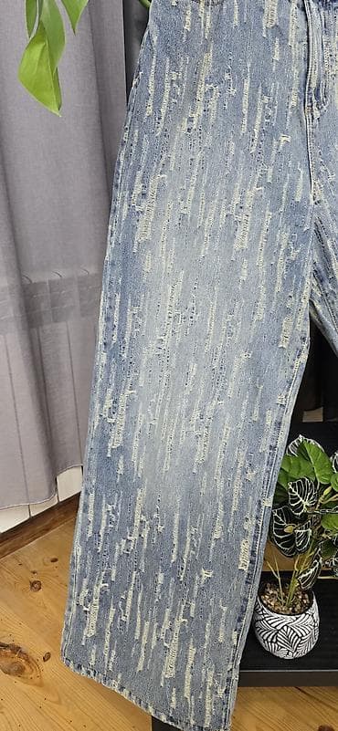 trapez şalvar: Gloria Jeans markalı cins şalvar - Rəng: Blue / Medium-Light Overdyed — 2