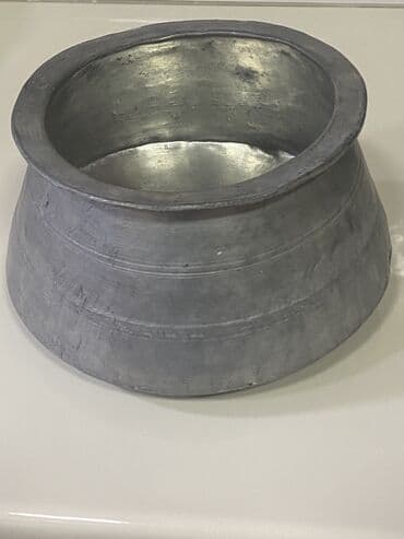 qril tava: Qazan, rəng - Gümüşü, Mis, 2 l — 1