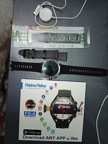 Yeni, Smart saat, Kamera, rəng - Qara