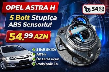 Opel Astra H üçün ön təkər stupiçası - 5 boltlu (5x110) uyğunluq - lalafo.az -da Opel Astra H üçün ön təkər stupiçası - 5 boltlu (5x110) uyğunluq -