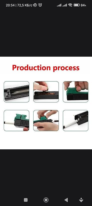 tutun zavodu: Siqaret doldurma aparatıdır (manual tutam siqaret sarıyan). 8 mm — 5