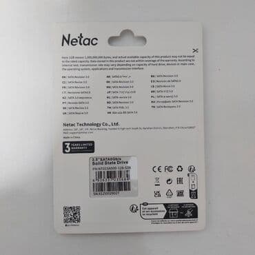 komputerle barter: SSD 2.5 “128GB Netac SA500” ⭐SSD 2.5 128GB Netac SA500 (Yeni) - 40 AZN — 6