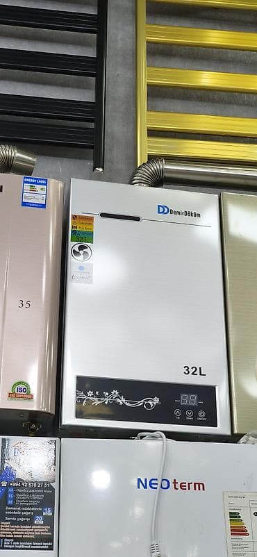 DemirDöküm divar tipli qaz su qızdırıcısı – 32L - Tutum: 32 litr - Ön