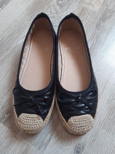 домашние женские тапочки балетки: Балетки, Dior, Размер: 37, цвет - Черный, Новый — 1