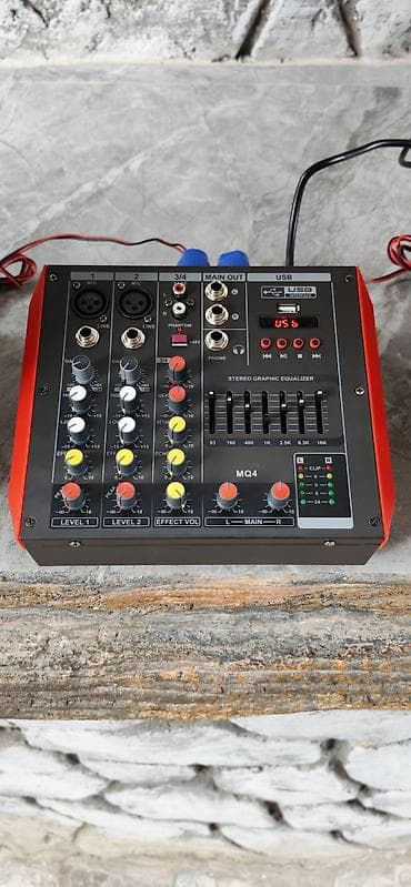 Karaoke: Orginal mikşer səs aparaturasi satılır. Mikşer Yamaha MQ4 Kalonkalar — 8