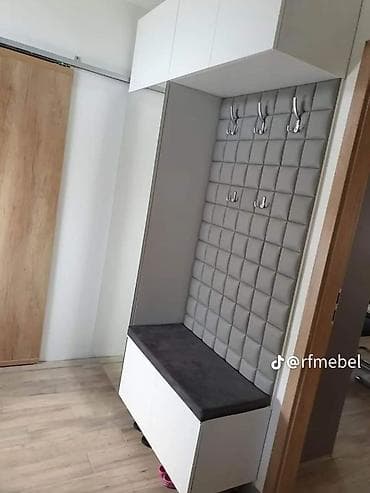 yataq baryeri: Dəhliz üçün müasir dizaynlı qarderob-komplekt dəhliz mebeli yataq — 5