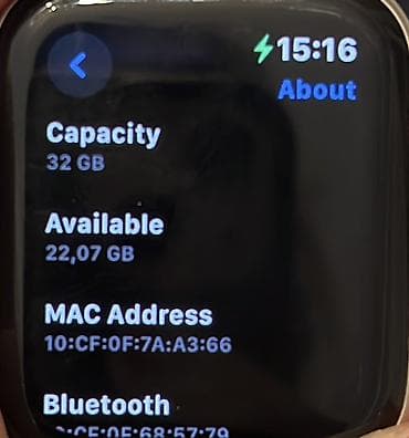 Smart saat, Apple, Suya davamlı